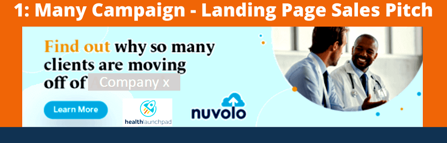 Nuvolo one-to-many campaign - Landing Pages