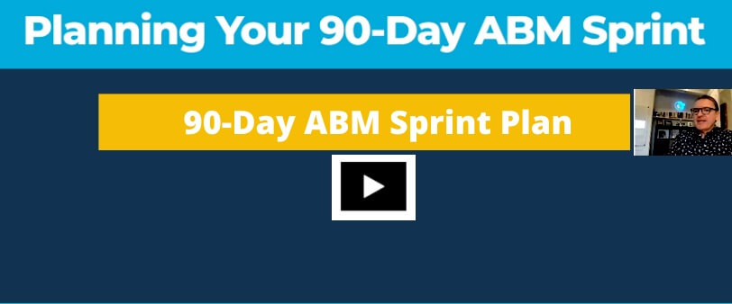 how to plan for a 90-day abm sprint