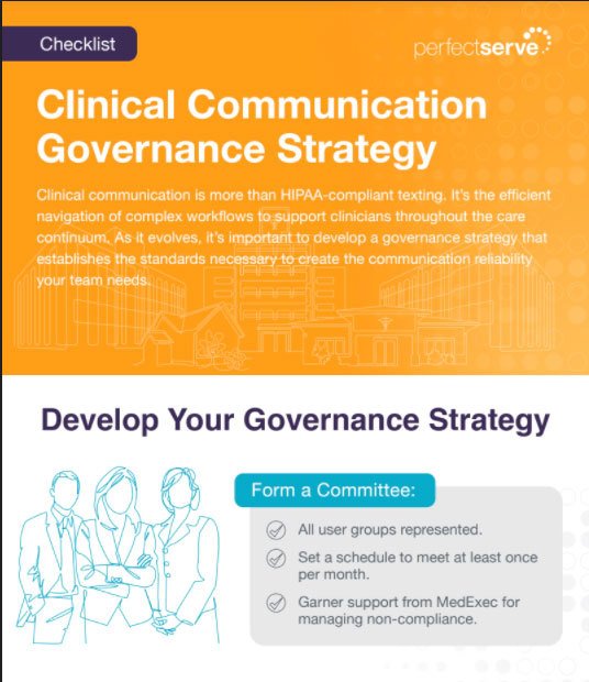 Clinical Communication-Governance Checklist