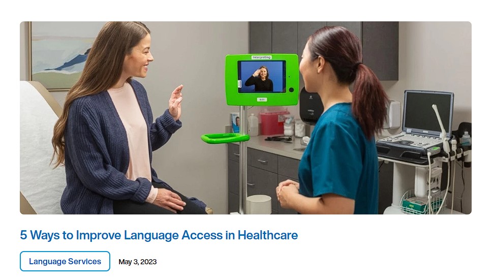 5 Ways to Improve Language Access in Healthcare image